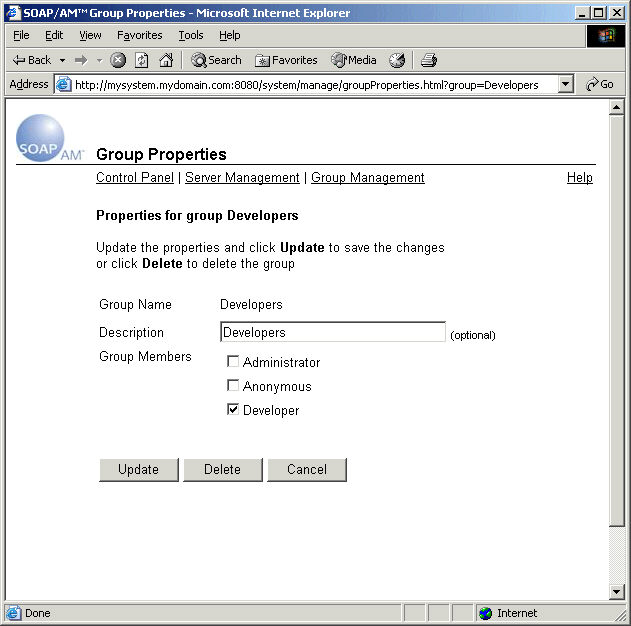 Group Properties